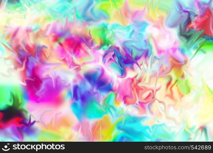 Bright multicolor abstract background with a motion blur effect. Digitally painted background effects. Smeared textures.. Bright multicolor abstract background with a digitally painted smeared effect.