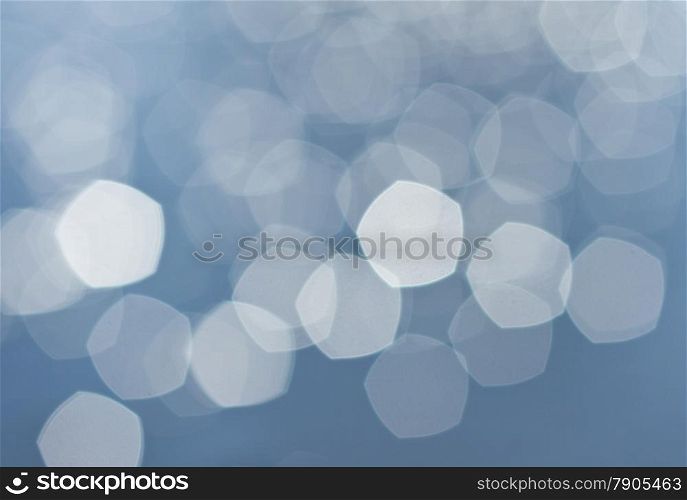 Bright of colorful sun and sea bokeh background