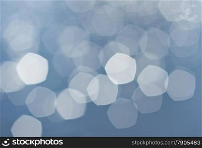 Bright of colorful sun and sea bokeh background