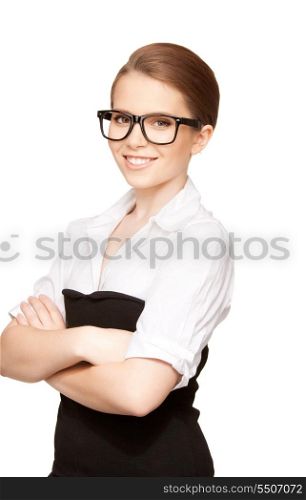 bright picture of happy and smiling woman&#xA;