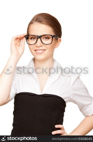 bright picture of happy and smiling woman&#xA;