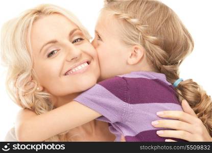 bright picture of happy mother and child&#xA;