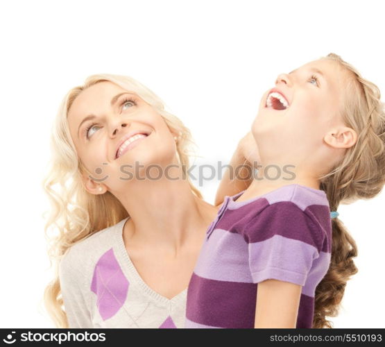 bright picture of happy mother and child&#xA;