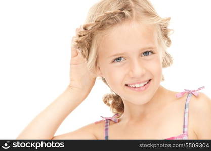 bright picture of lovely girl listening gossip&#xA;