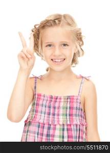 bright picture of lovely girl showing victory sign&#xA;