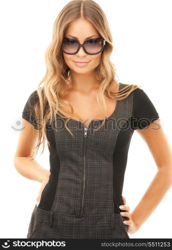bright picture of lovely woman in shades