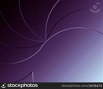 Bright Purple Gradient Bas Relief and Half Circle Background