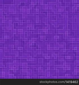 Bright purple square mosaic for textural background. Bright purple square mosaic for textural background.
