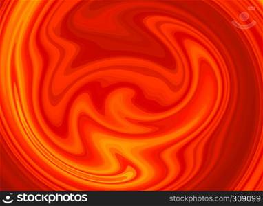 Bright red and orange background with a curl motion pattern for design