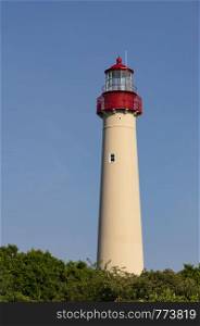 Bright red cap paint and updated fresnel lens keep the Cape May Lighhouse fresh and working