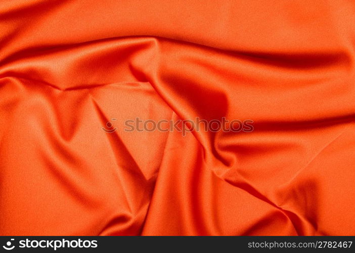 Bright satin fabric folded to be used as background