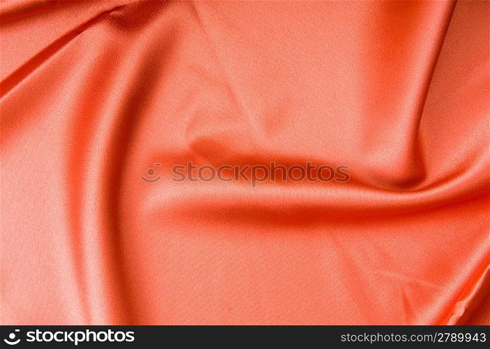Bright satin fabric folded to be used as background