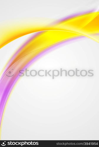 Bright shiny waves abstract background