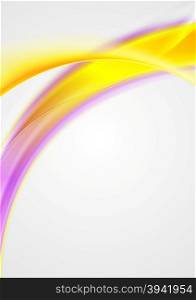 Bright shiny waves abstract background