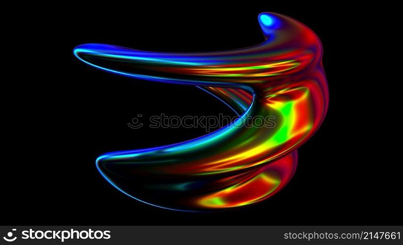 Bright spinning spiral in 3d render digital space. Graphic curved lines in illusory futuristic vortex. Twisted stripes in dynamic wavy dance. Element for creative splash and presentation Bright spinning spiral in 3d render digital space. Graphic curved lines in illusory futuristic vortex. Twisted stripes in dynamic wavy dance. Element for creative splash and presentation. Elegant geometric swirl