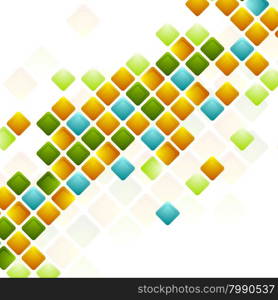 Bright squares. Abstract geometric background
