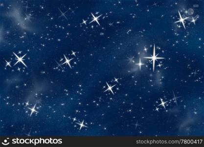 bright star. big bright and beautiful wishing or christmas stars