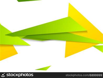 Bright tech corporate shapes abstract background