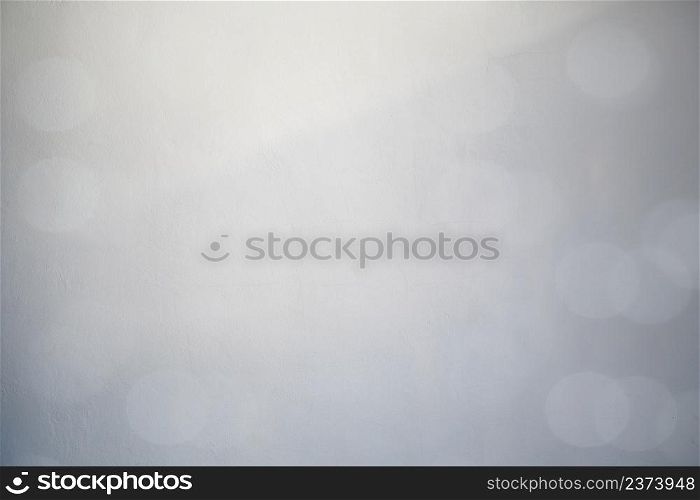 Bright white cement background texture with beautiful bokeh. copy space.