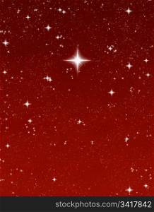 bright wishing star. big bright star in the night sky waiting for a wish