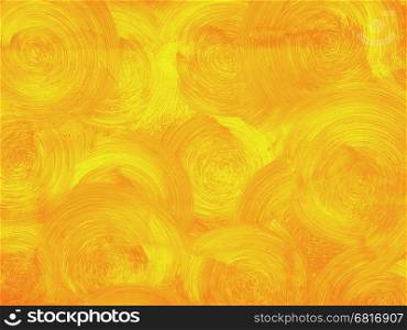 Bright yellow cement plaster wall surface background