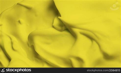 bright yellow color foam with smooth texture wallpaper
