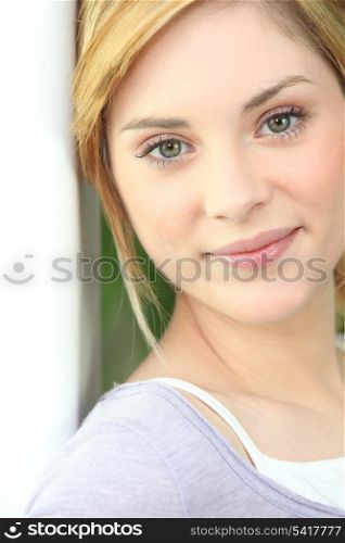 Bright young woman