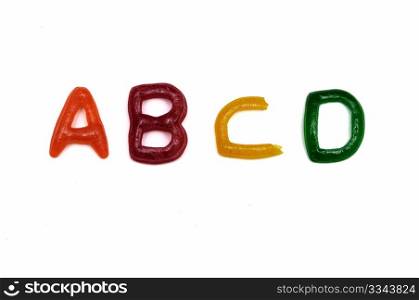 Brightly colored cereals with alphabets theme for kids to learn