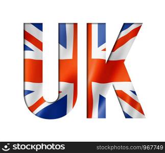 british flag text font. UK symbol background. UK flag text font