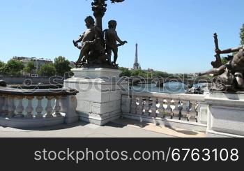 Brncke nber die Seine in Paris,(Pont Mirabeau)
