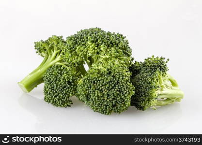 broccoli isolated on white background. broccoli isolated