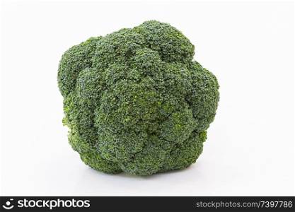 Broccoli vegetable in detail isolated.. Broccoli vegetable in detail isolated