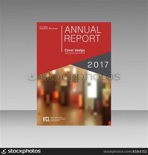 Brochure template business vector layout, cover design annual report, magazine, flyer or booklet with dynamic geometric shapes.