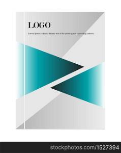 Brochure template layout design. Corporate business annual report,