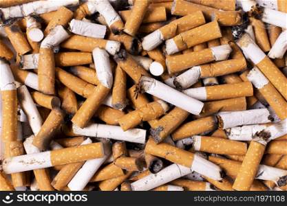 broken cigarettes arrangement. High resolution photo. broken cigarettes arrangement. High quality photo
