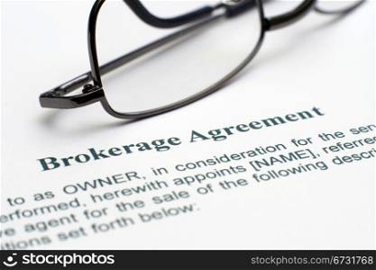 Broker agreement