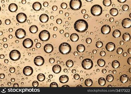 Bronze water bubbles texture. Nature collection.