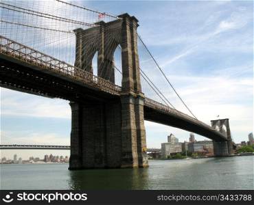 Brooklyn and Manhattan bridges, New York City