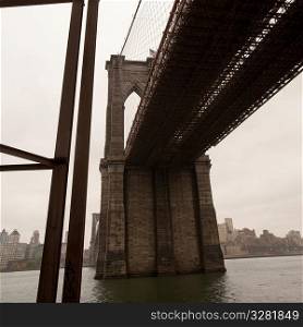 Brooklyn Bridge in Manhattan, New York City, U.S.A.