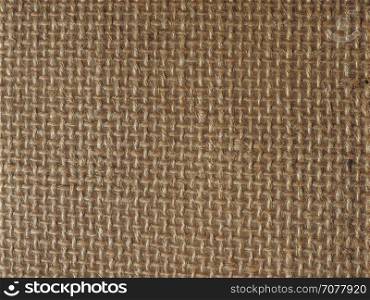 brown burlap hessian fabric background. brown burlap hessian texture useful as a background