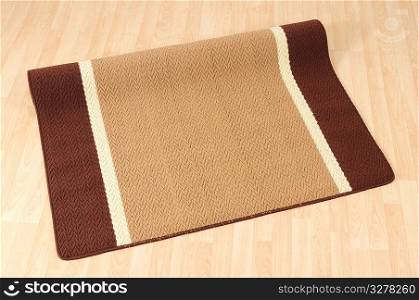 Brown carpet.