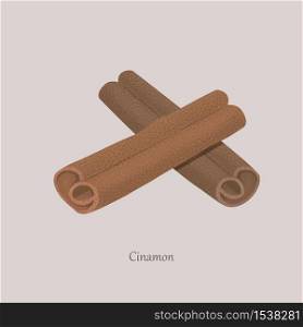 Brown cinnamon sticks, spice for cooking. Fragrant, aromatic cinnamon, spice for desserts. Cinnamon is an organic seasoning.. Brown cinnamon sticks, spice for cooking.