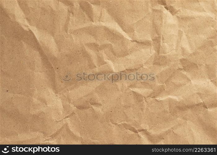 Brown clumped Paper texture background, kraft paper horizontal with Unique design of paper, Natural style For aesthetic creative design