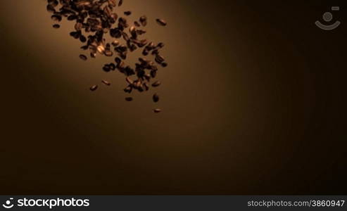 Brown coffee beans