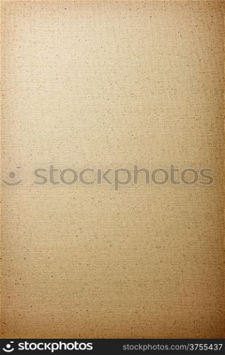 Brown cotton canvas texture for background. Top view