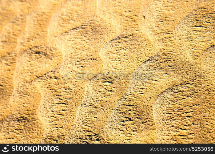 brown dry sand in sahara desert morocco africa erosion and abstract