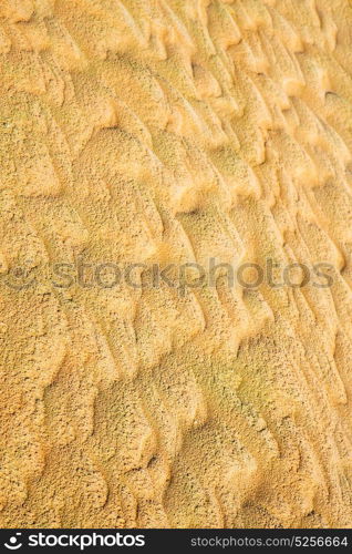 brown dry sand in sahara desert morocco africa erosion and abstract