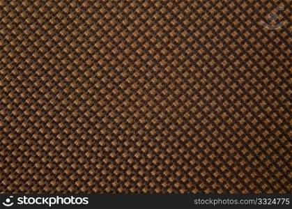 Brown fabric pattern texture sample.