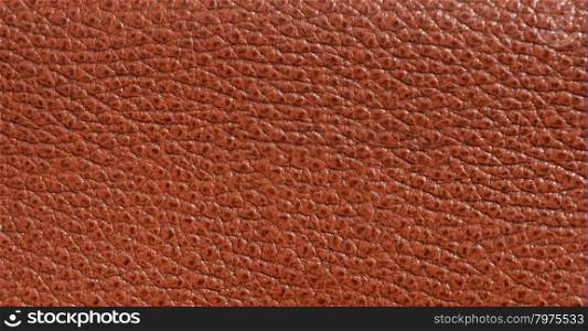Brown genuine leather background