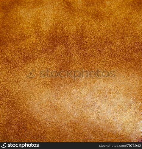 Brown leather background, close up, square image